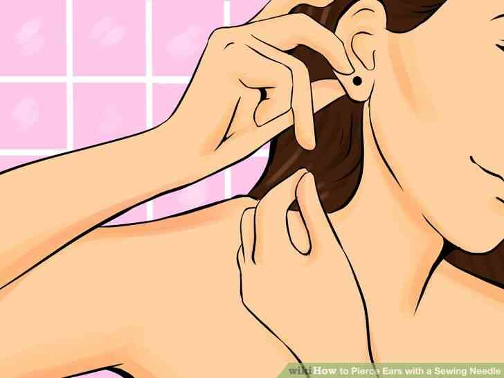 Image intitulée Percer les Oreilles avec une Aiguille à Coudre Étape 7